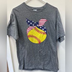 cute softball tshirt